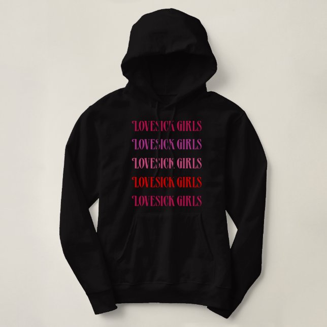 Camiseta Lovesick Girls Blackpink (Frente do Design)