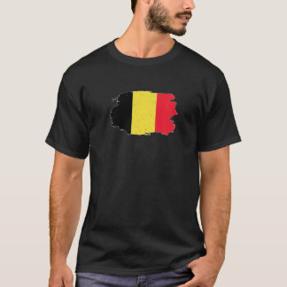 Camiseta Loving Belgium Flag Patriótico Belga Sports Suppo