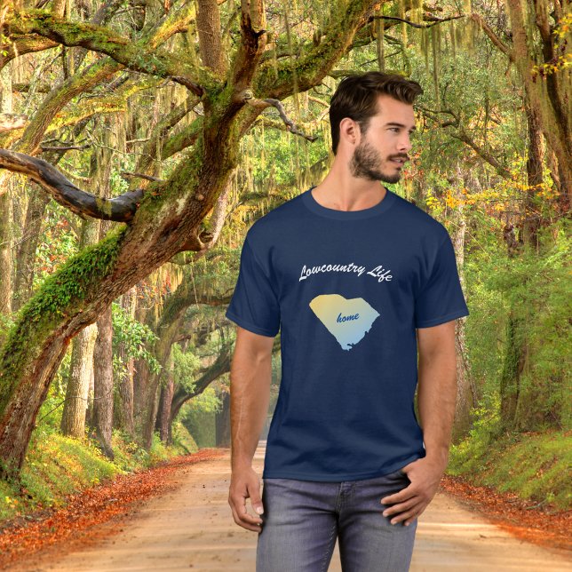 Camiseta Lowcountry Life South Carolina Home Unisex (Criador carregado)