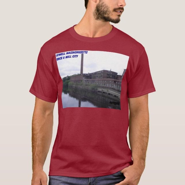 Camiseta Lowell Massachusetts Mills (Frente)
