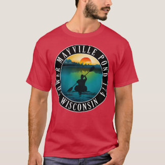 Camiseta Lower Mayville Pond 174 Wisconsin Kayaking