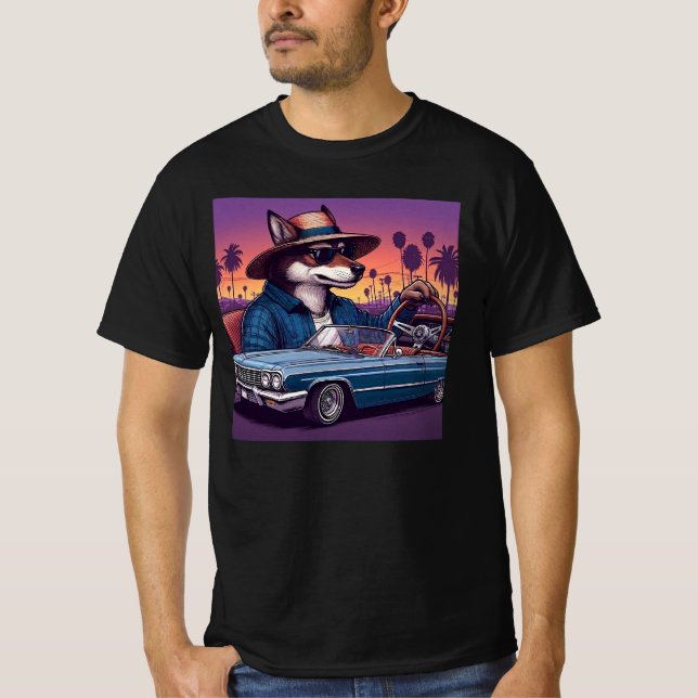 Camiseta Lowrider Wolfy (Frente)