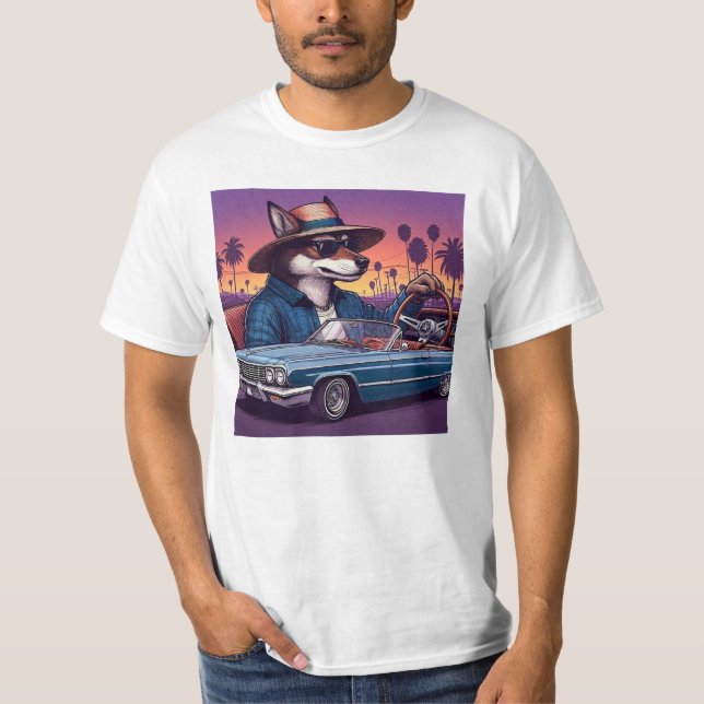 Camiseta Lowrider Wolfy (Frente)
