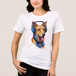 Camiseta Loyal Beats – Cachorro Abstrato Ouvindo Música