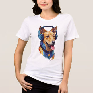 Camiseta Loyal Beats – Cachorro Abstrato Ouvindo Música