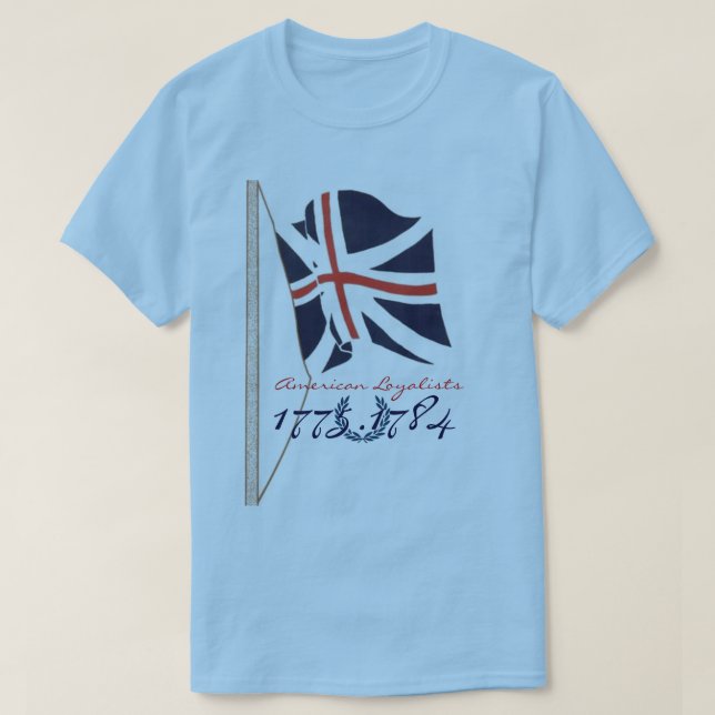 CAMISETA LOYALISTAS AMERICANOS (Frente do Design)