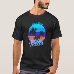 Camiseta Loyola Beach Texas Retro Tropical Palm Trees Vacat