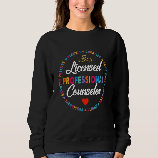 Camiseta LPC Licensed Professional Counseling Counselor Sch (Frente)