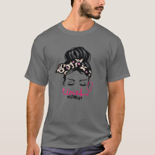 Camiseta LPN Enfermeira Vida Branqueada Namorados de Cabelo