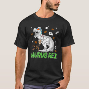 Camiseta LPN Surus Rex Dinosaur Scrub Scrub Coffee Nurse Se