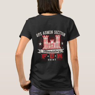 Camiseta LRN OP Diversão Obrigatória Cor Escura