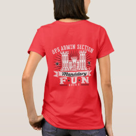 Camiseta LRN OP Diversão Obrigatória Vermelho