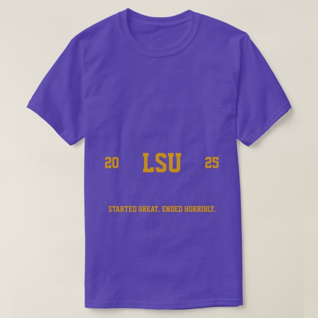 Camiseta LSU Tigers 2025 (Frente do Design)