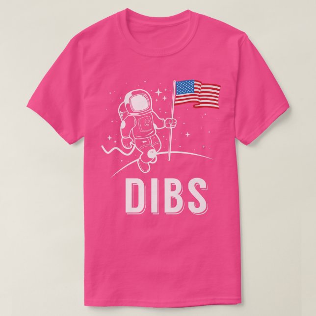 Camiseta Lua Americana Patriótica (Frente do Design)