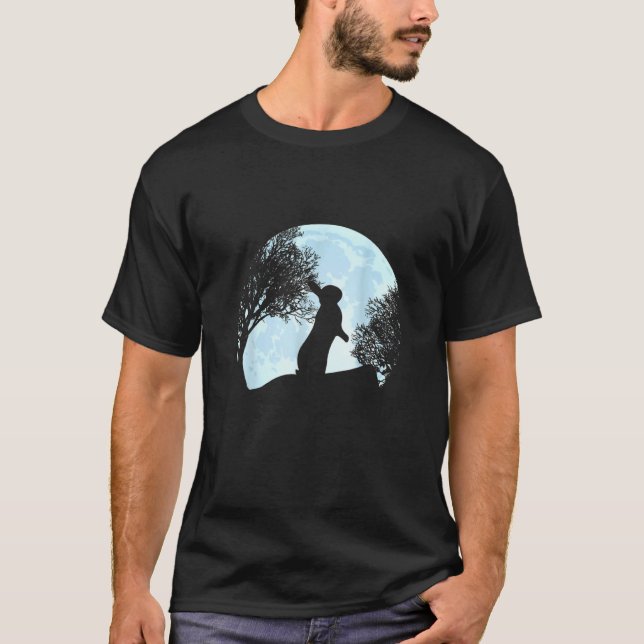 Camiseta Lua Azul do Coelho páscoa (Frente)