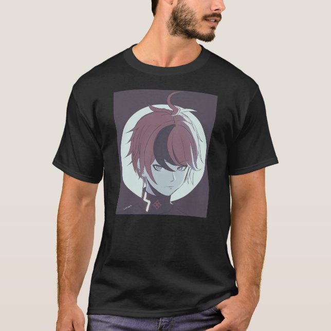 Camiseta Lua Azul Pálida (Takumi Sumino) (Frente)