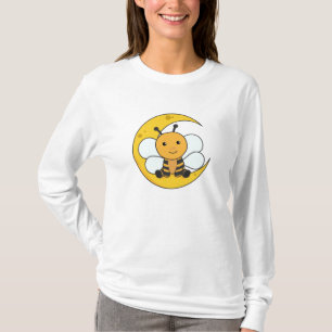Camiseta Lua Bebê Boa Noite Queda Estrelas do Sono