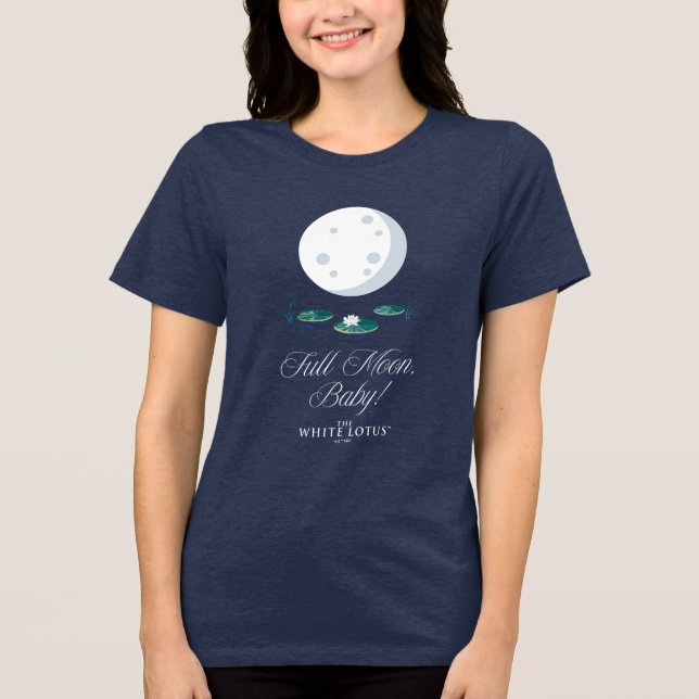 Camiseta Lua Cheia, Bebê! - O Lotus Branco (Frente)