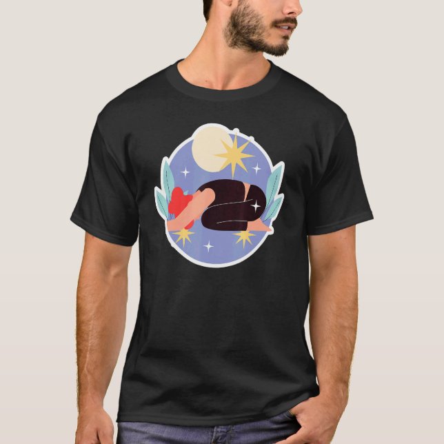 Camiseta Lua Cheia Melhor Yoga (Frente)