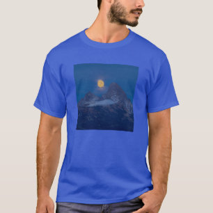 Camiseta Lua Cheia Nascente Grand Teton Driggs, Idaho