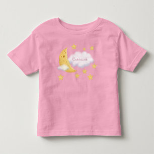 Camiseta Lua Cheirosa e Estrelas Fluffy Cloud Pink Personal