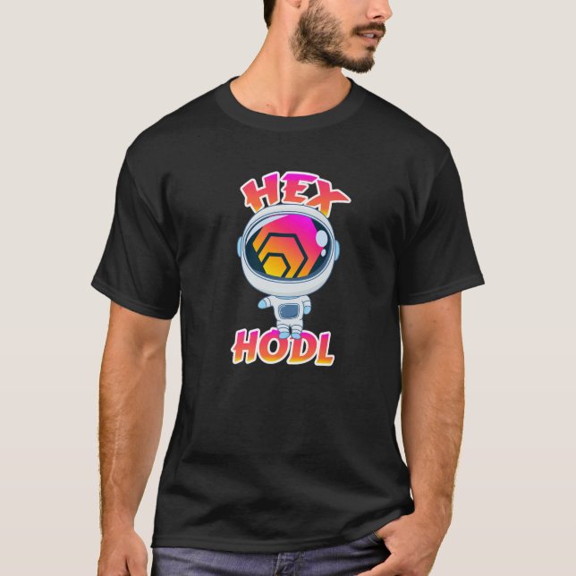Camiseta Lua Cónica Criptomoeda de Criptomoeda de Cabeça Gr (Frente)