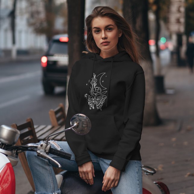 Camiseta Lua Crescente de Desmame da Borboleta (Criador carregado)