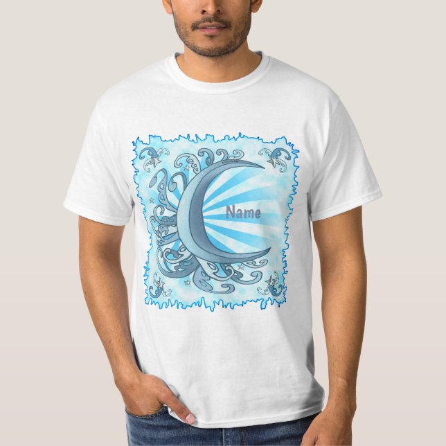 Camiseta Lua Crescente Scrolly (Frente)