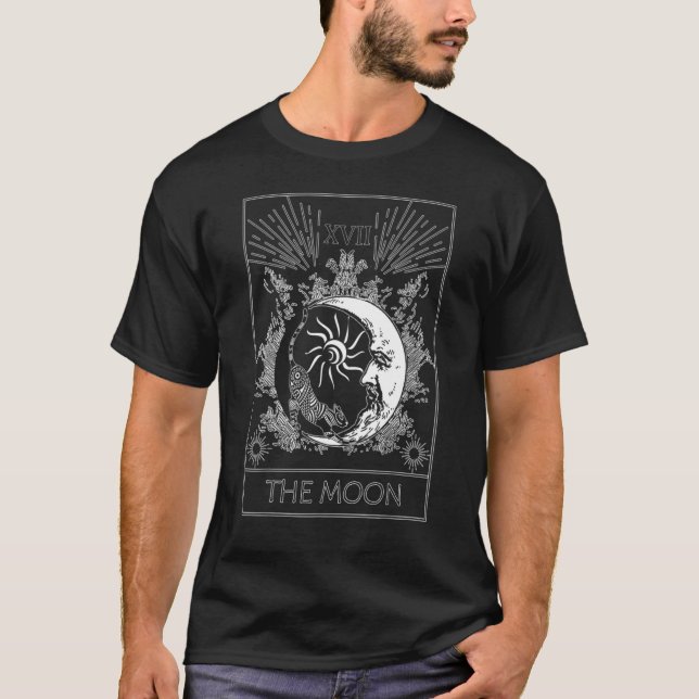 Camiseta Lua De Crescente De Placa Tarot E Cat 2 (Frente)