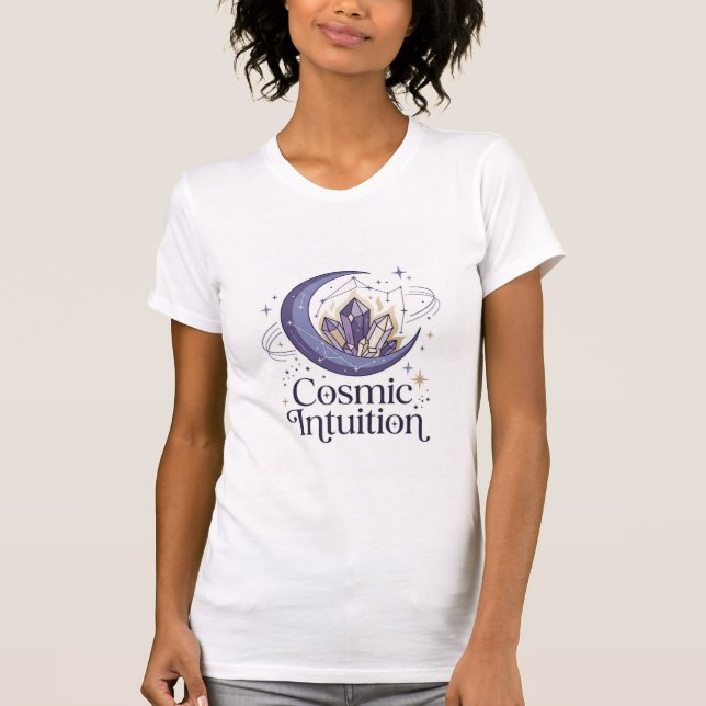 Camiseta Lua de Cristal de Intuição Cósmica (Frente)