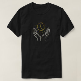 Camiseta Lua de Cura nas Mãos • Recuperação Emocional & Int