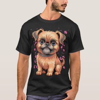 Camiseta Lua de Flor de Cerejeira - Raça de Cachorro de Est
