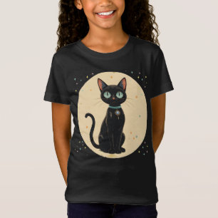 Camiseta Lua de Gato Negro Futuro Atômica