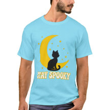 Camiseta Lua de Gato Preto Assustador - Festa de H