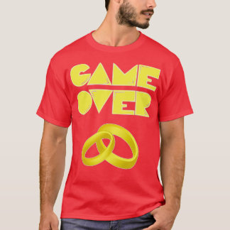 Camiseta Lua de mel de casamento como um cartaz de presente