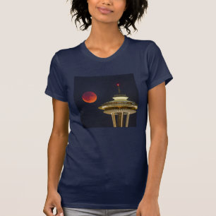 Camiseta Lua de Sangue Agulha Espacial de Seattle