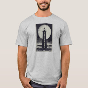 Camiseta Lua do Farol de Praia Currituck