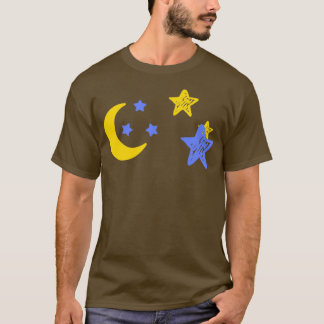 Camiseta Lua e estrelas