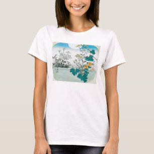 Camiseta Lua e Flores