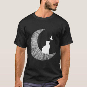 Camiseta Lua E Gato