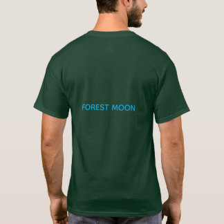 CAMISETA LUA FLORESTA NATUREZA AMARELA