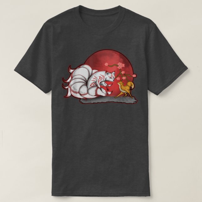 Camiseta Lua Fox do Japão (Frente do Design)