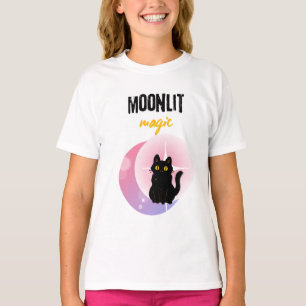 Camiseta Lua & Gato Preto