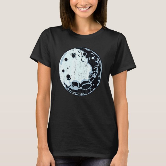 Camiseta Lua Lunar Art Humor Mulheres Orgulhadas (Frente)