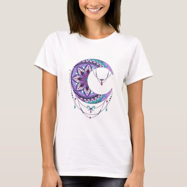 Camiseta Lua Mandala (Frente)