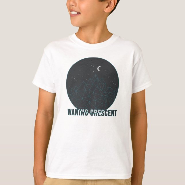 Camiseta Lua Minguante Crescente (Frente)