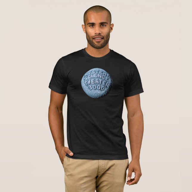 Camiseta Lua MST3K (Preto) (Frente Completa)