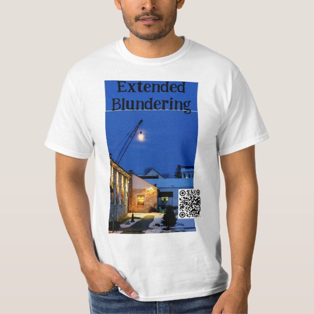 Camiseta Lua no gancho - Branqueamento Estendido (Frente)