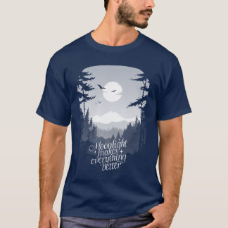 Camiseta Lua nos torna melhores para amantes da Lua Naturez