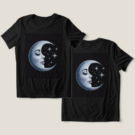 Camiseta Lua Preta do Crescente Silver